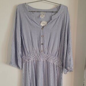 Striped dress NWT